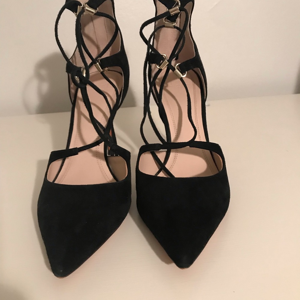 Black suede Pump Marc Fisher
